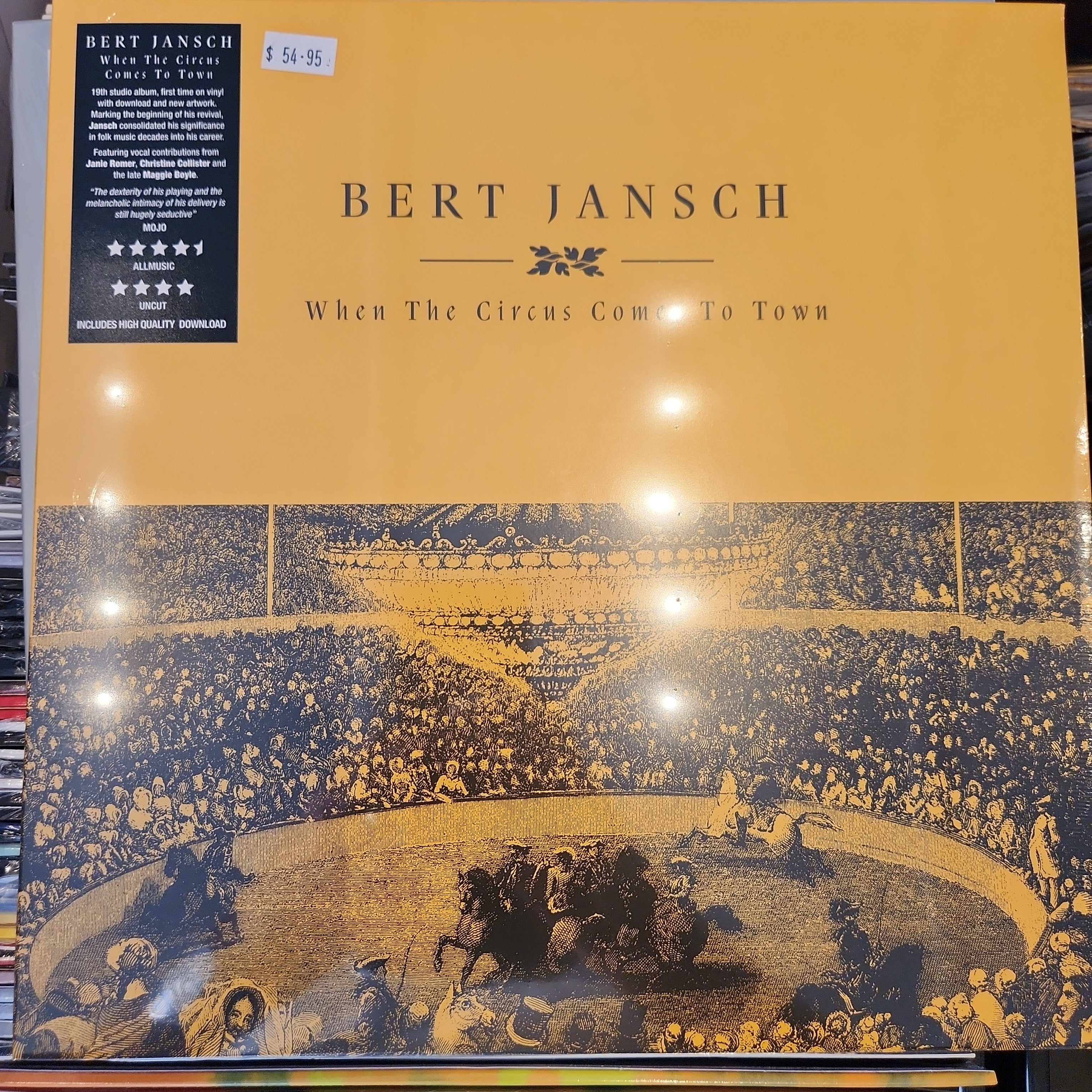 Bert Jansch - When the Circus Comes to Town (RSD Exclusive Vinyl LP) | Limited Edition Record Store Day Release | Perfect for Jazz & Folk Music Collectors & Vinyl Enthusiasts | Great Gift for Music Lovers & Home Decor