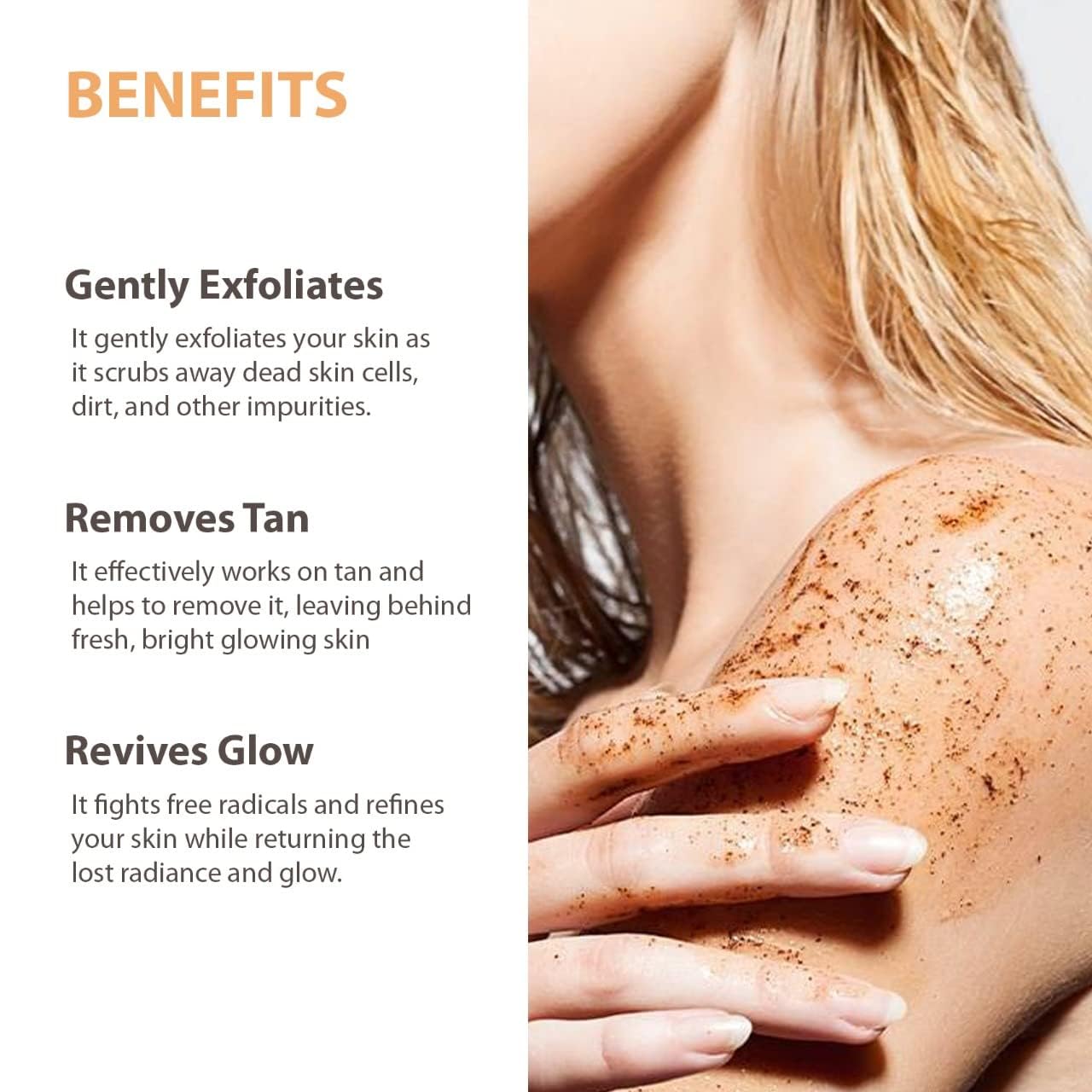 Spriea Herbals Natural Cocoa Butter Face & Body Scrub - Moisturizing & Exfoliating Skin Care for Dry Skin - Gently Removes Dead Skin Cells, Dirt & Impurities - 200g (Pack of 1) - Perfect for Spa Day, Self Care Routine & Gift Giving
