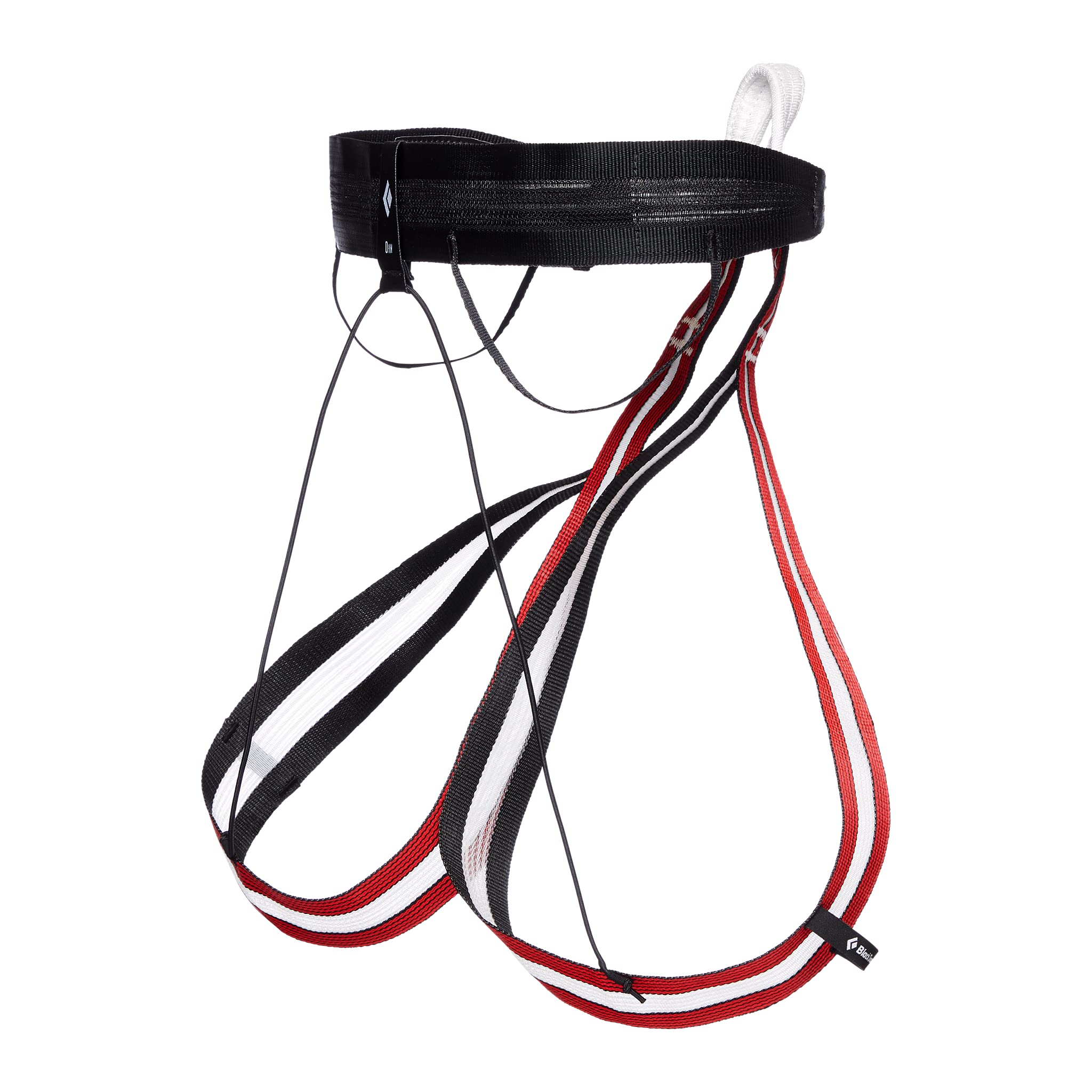 Black Diamond Couloir LT Harness - Lightweight Climbing Harness for Men & Women - Crimson & Black - Small - Perfect for Rock Climbing, Ice Climbing & Mountaineering