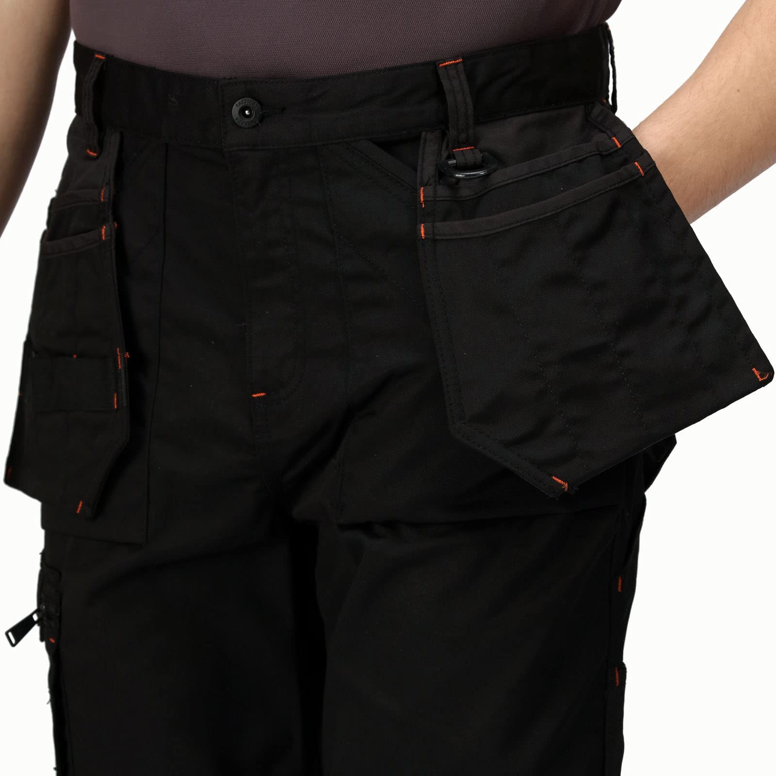 Regatta Men's Incursion Work Trousers - Durable & Comfortable Work Pants for Construction, Hiking & Outdoor Activities