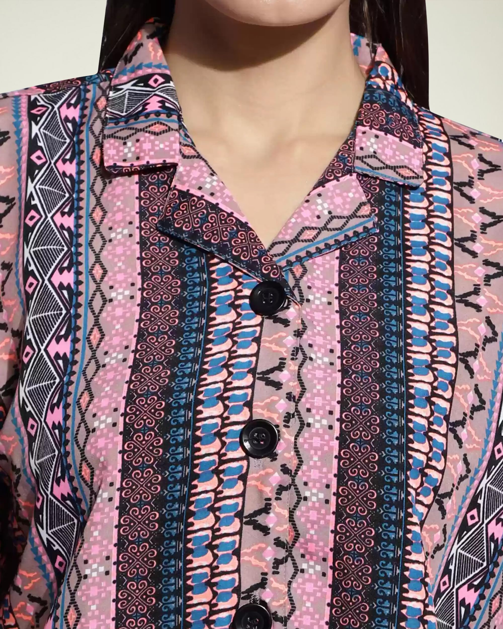 I ENTERPRISE Printed Multicolor Women's Tops - Stylish AK/MA464*S Blouse for Casual Wear, Office & Party Outfits
