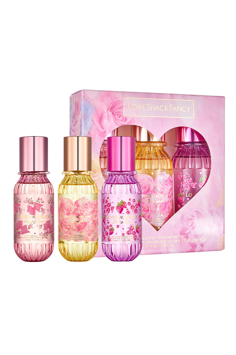 Have My Heart Mini Hair & Body Perfume Mist Set - Travel Size Fragrance for Women, Long-Lasting Scent, Gift Set for Her | Perfect for Date Nights, Work & Everyday Use