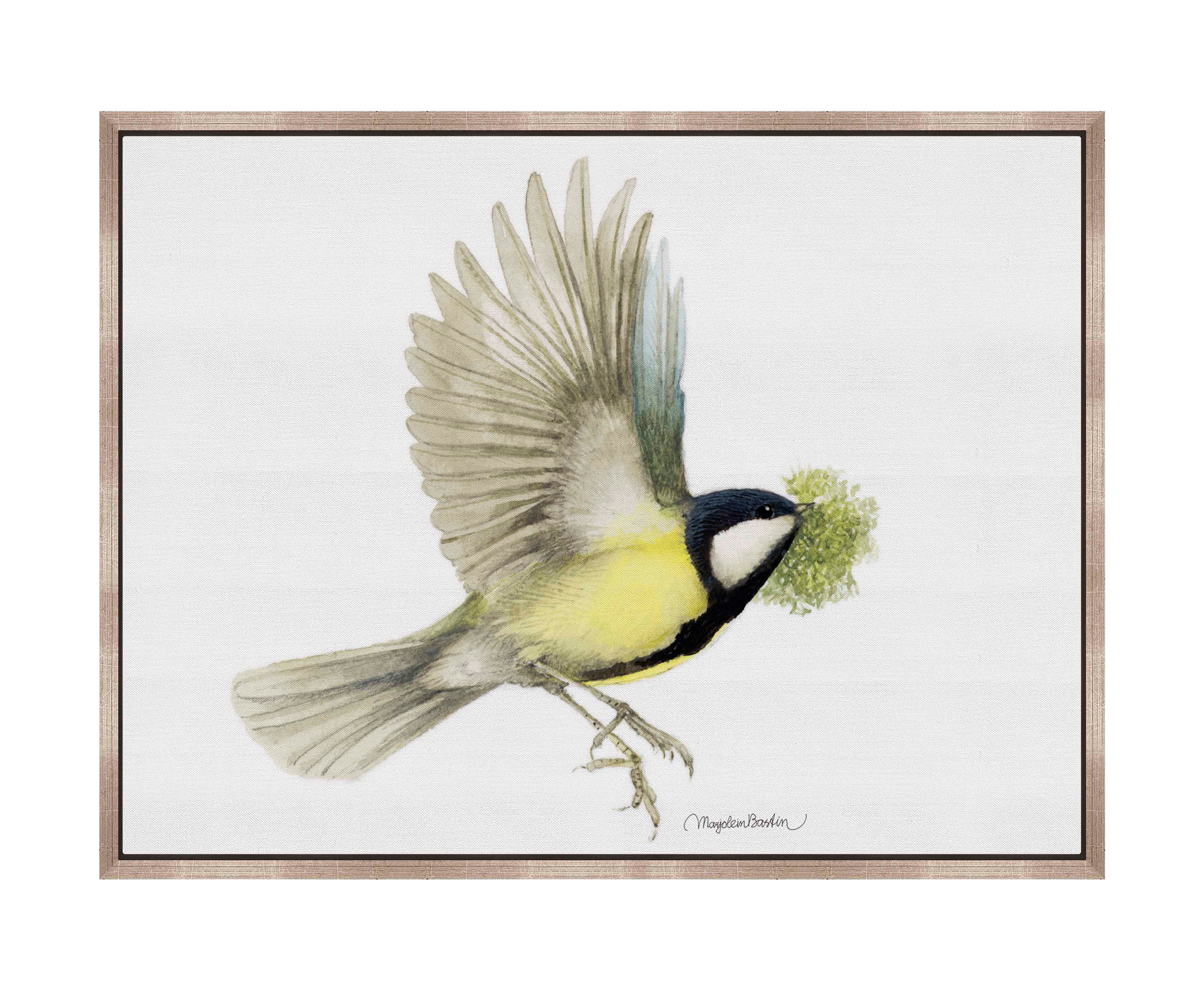 Finishing the Nest Gallery Wrapped Canvas - Handmade Home Decor Wall Art for Living Room, Bedroom & Nursery - Perfect Gift for Housewarming & Baby Shower