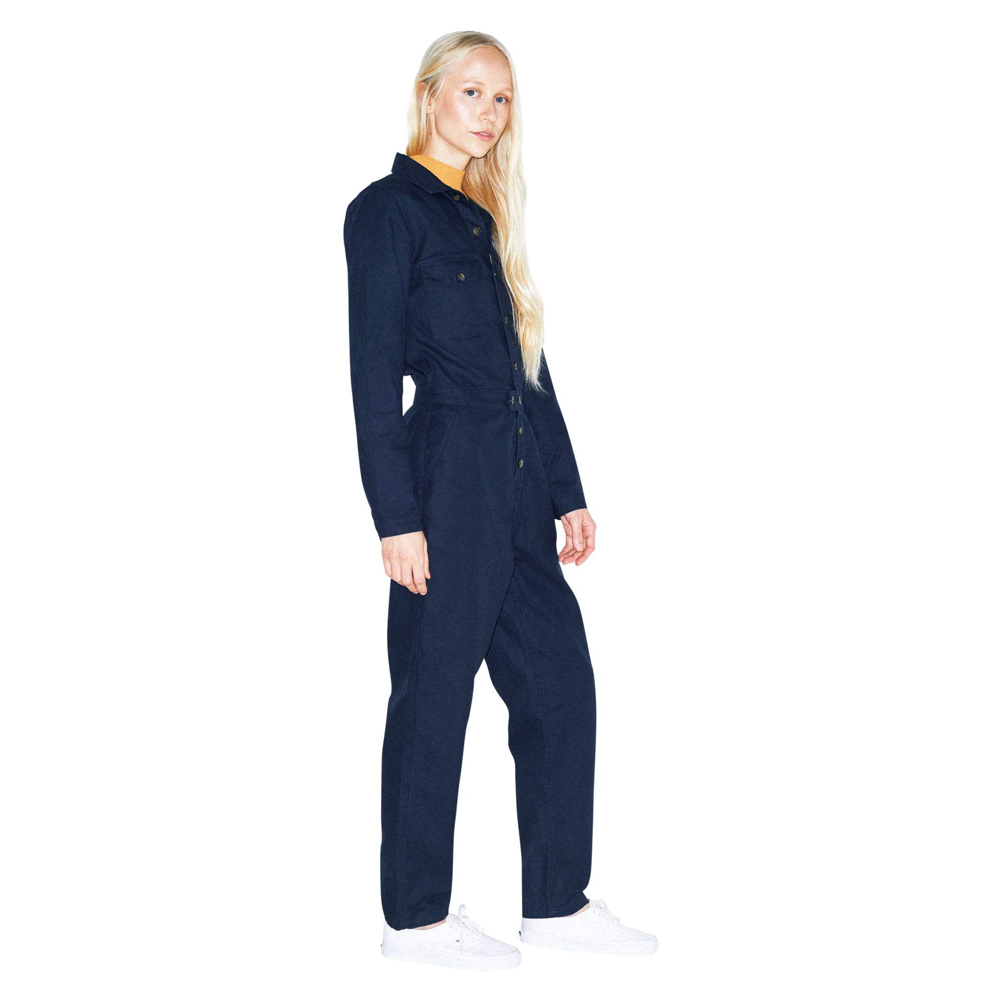 American Apparel Women's Long Sleeve Twill Coverall - Workwear Jumpsuit for Women | Durable & Stylish Coveralls for Work, Painting, Gardening & DIY Projects