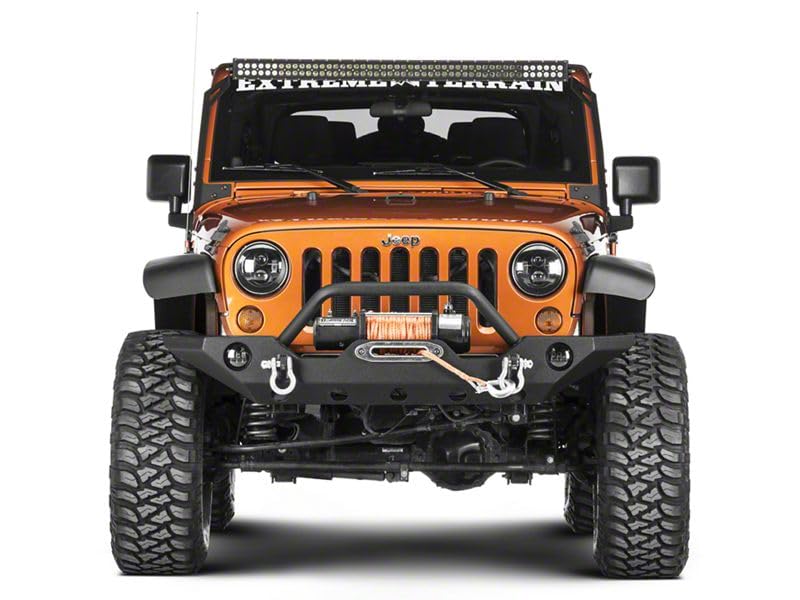 Raxiom 50-Inch LED Light Bar Windshield Mount for 07-18 Jeep Wrangler JK - Off-Road Lighting Upgrade for Trail & Night Driving