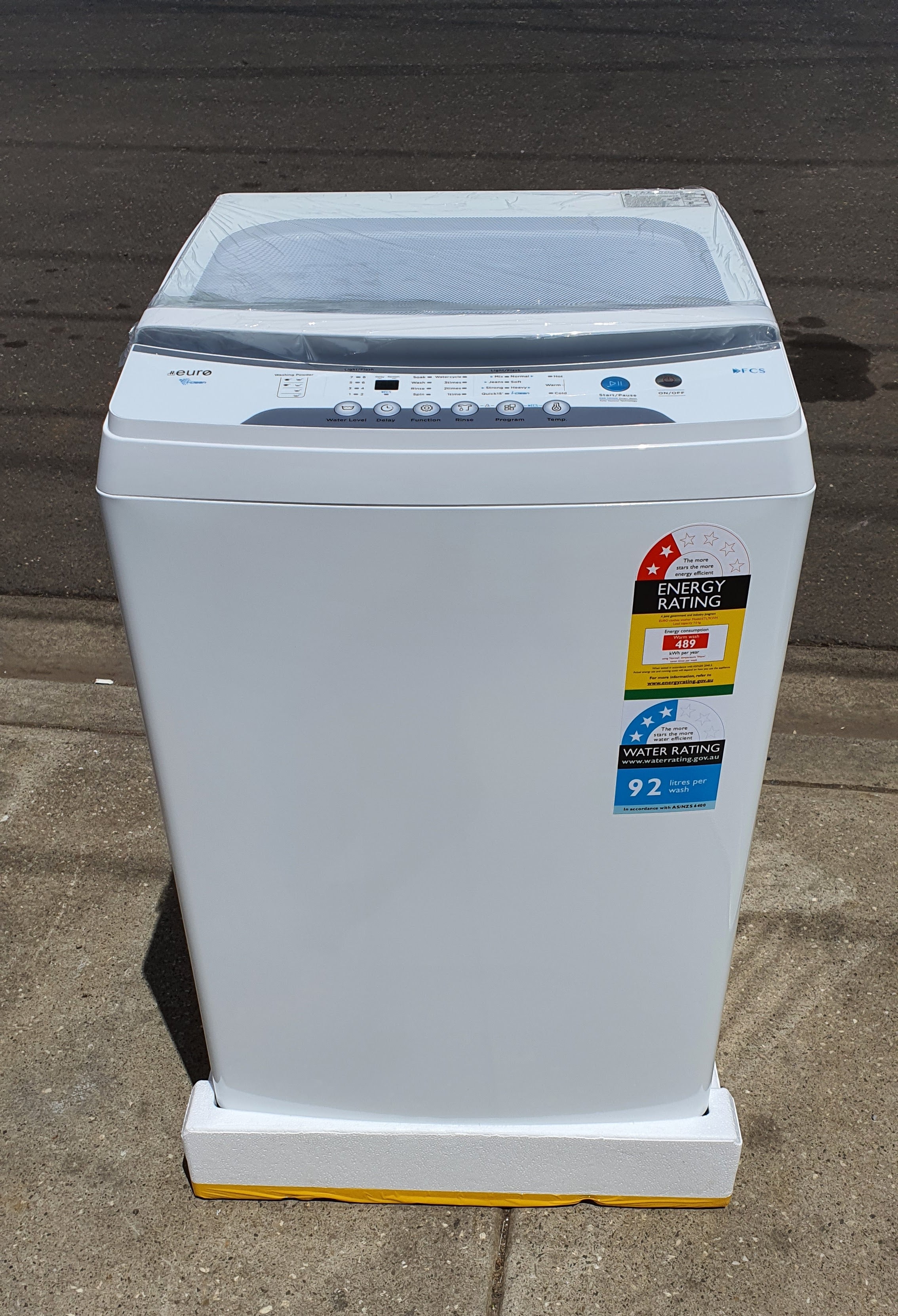 Brand New Euro ETL7KWH 7kg Top Load Washing Machine - Energy Efficient, 3-Year Warranty - Perfect for Apartments, Small Homes & Laundry Rooms