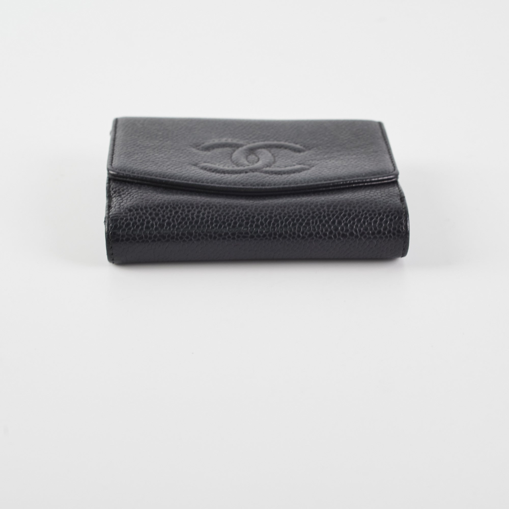 Chanel Timeless Bifold Caviar Leather Wallet for Women - Classic Black Luxury Wallet - Perfect for Everyday Use, Travel & Gift Giving