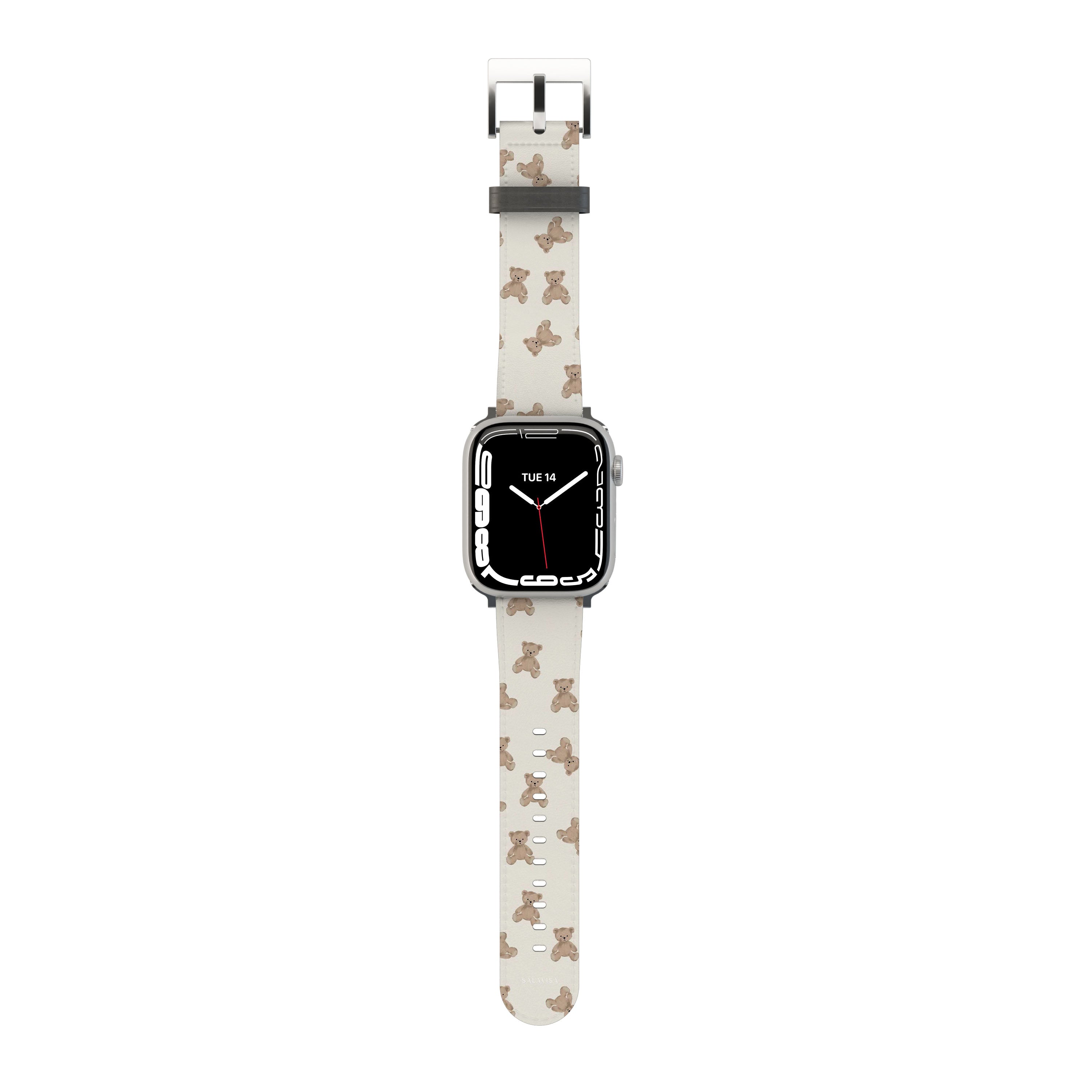 Premium Soft Silicone Bear Hugs Apple Watch Band - Comfortable & Stylish for Workouts, Running & Everyday Wear
