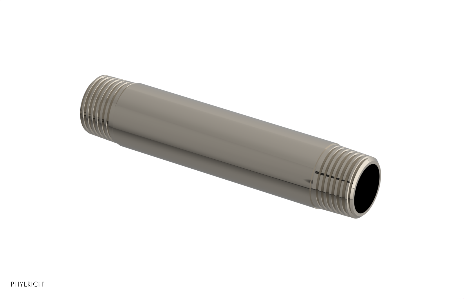 4-Inch Straight Shower Arm - 11205 - Durable Chrome-Plated Brass Shower Pipe for Bathroom Renovation - Perfect for Modern & Traditional Shower Installations