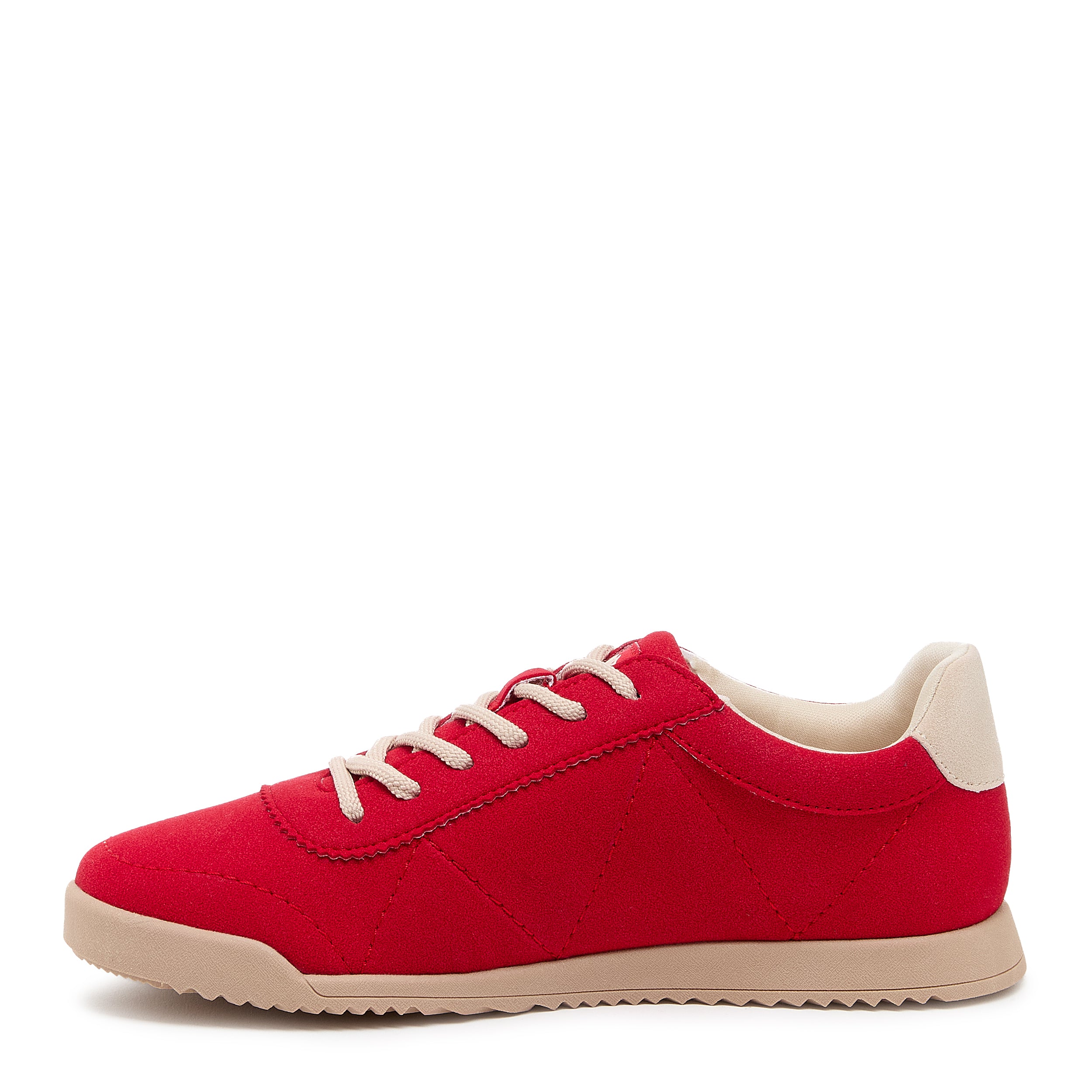 Bertie Red Low Profile Sneaker - Lightweight Comfortable Casual Shoes for Men & Women | Perfect for Walking, Travel, and Everyday Wear