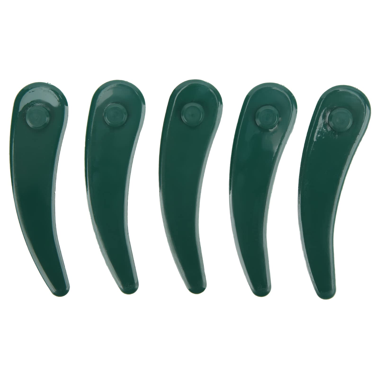 ABS Fast Cutting Lawn Mower Blades - Green Plastic Replacement for Efficient Grass Trimming