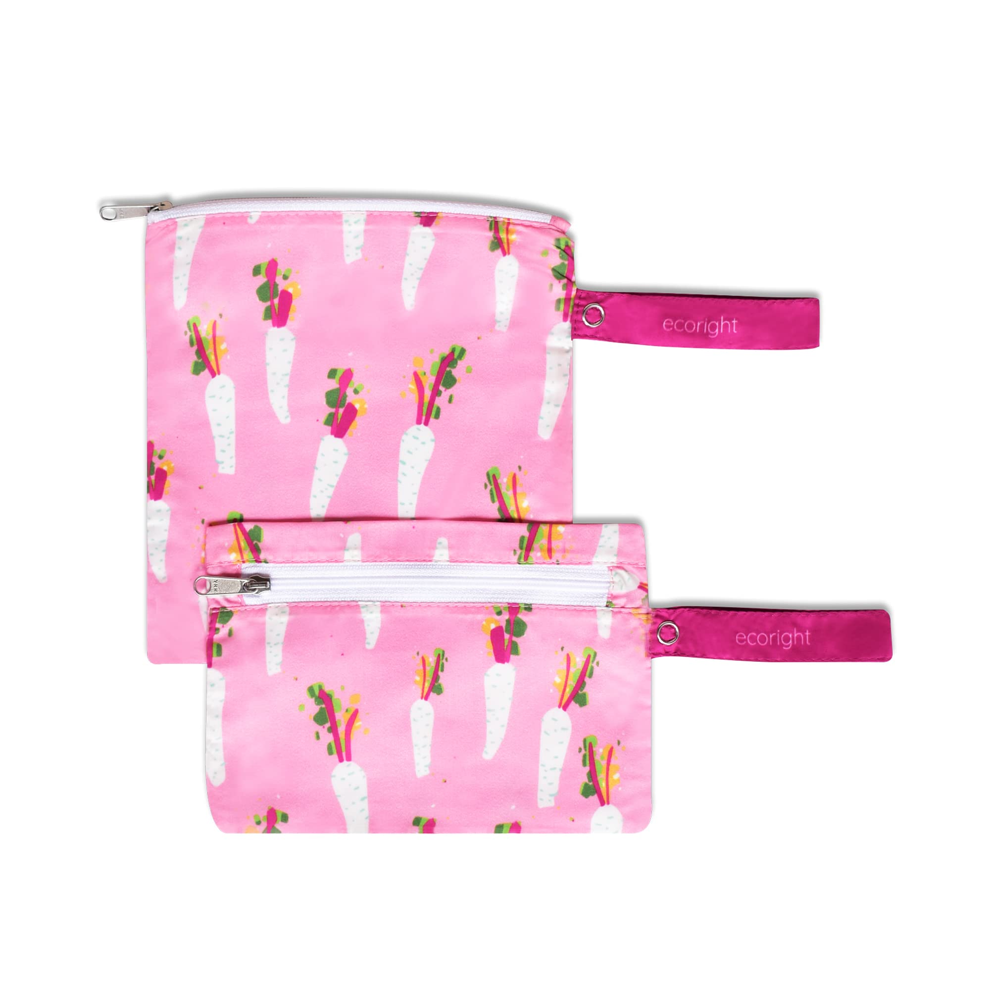 EcoRight Reusable Sandwich Bags & Snack Bags - 100% Recycled, BPA Free, Food Safe (Set of 2) | Perfect for School Lunches, Picnics & Meal Prep