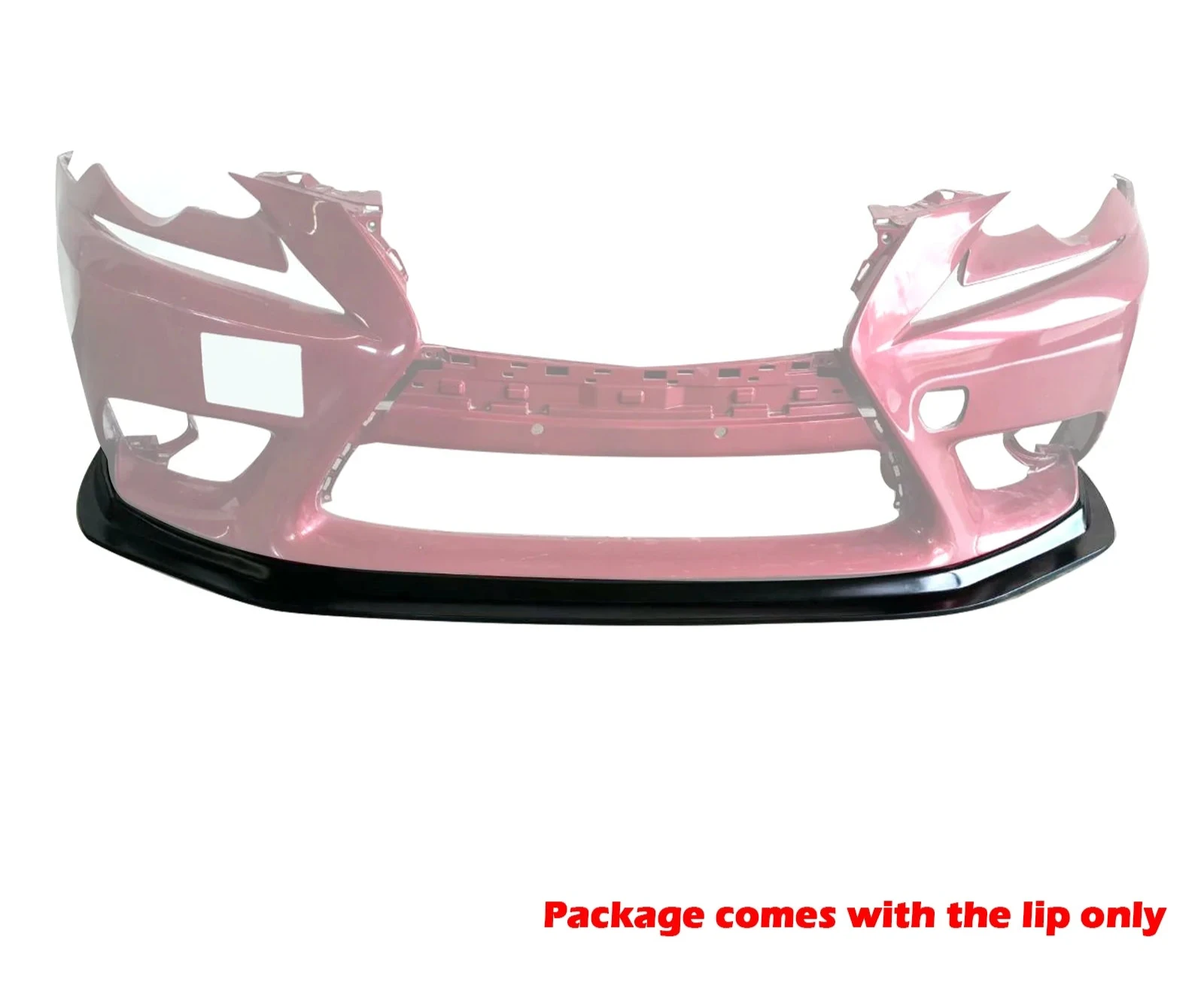 2014-2016 Lexus IS250 IS350 Base MDA Style Front Bumper Lip Splitter - Carbon Fiber Front Lip Spoiler for Enhanced Aerodynamics & Sporty Look - Perfect for Street Racing & Car Shows