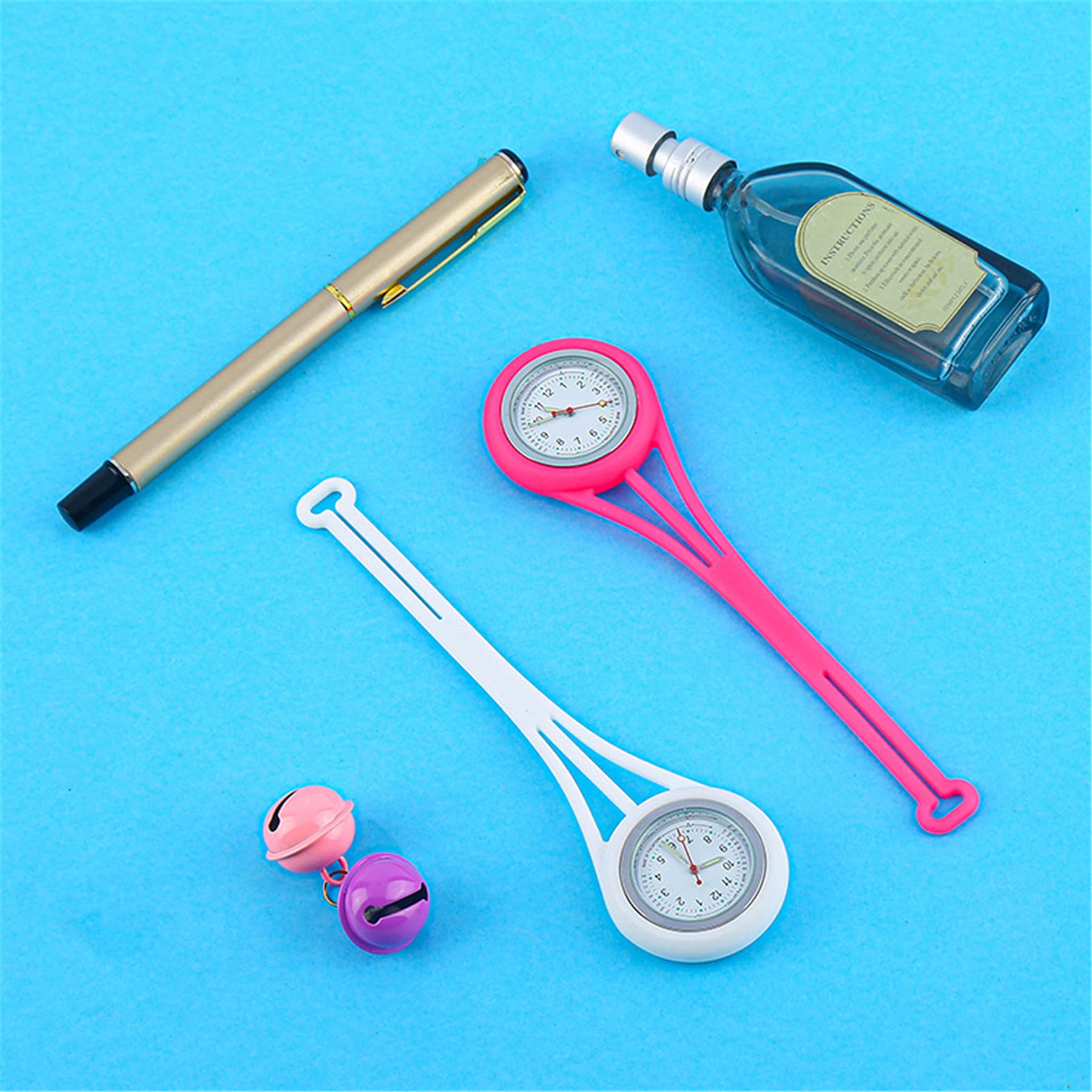 Avaner Silicone Nurse Watch with Luminous Hands & Pulsometer Scale - Waterproof Medical Watch for Nurses, Doctors & Healthcare Professionals - Perfect for Clinical Shifts, Hospital Rounds & Medical Examinations
