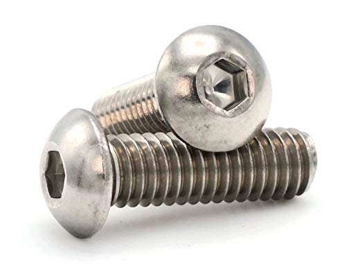 Stainless Steel 18-8 Button Head Socket Cap Screws 3/8