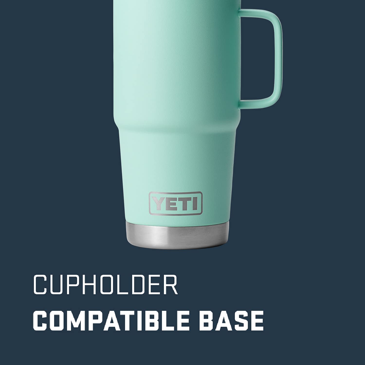 YETI Rambler 20 oz Stainless Steel Vacuum Insulated Travel Mug with Stronghold Lid - Perfect for Hot & Cold Drinks, Commuting, Camping & Outdoor Adventures
