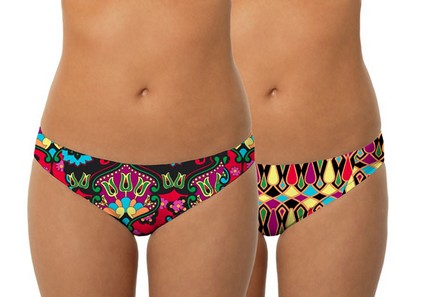 Juniper F222 Reversible Hipster Underwear - Soft Cotton Comfort for Women | Perfect for Yoga, Lounge & Everyday Wear