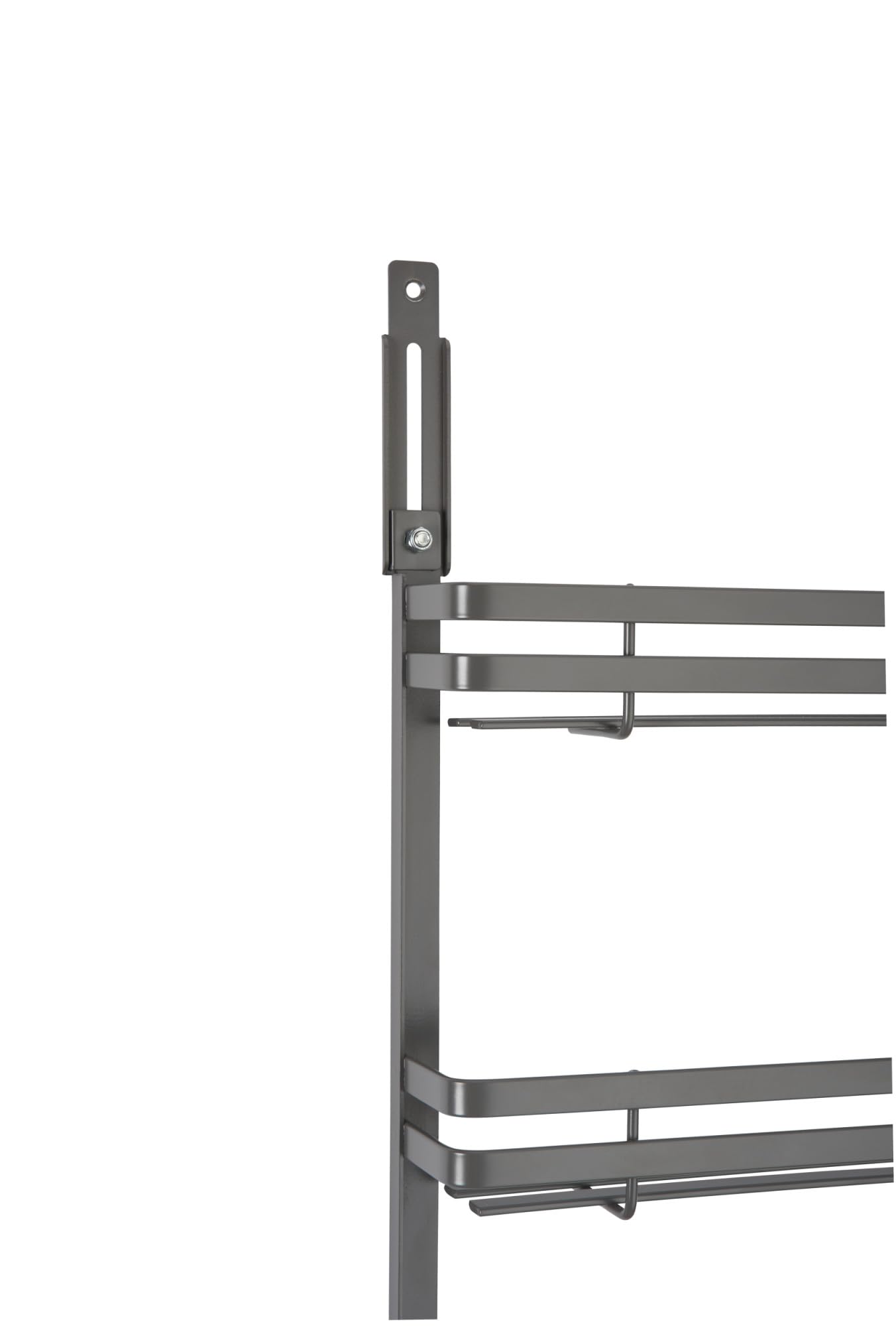 Rev-A-Shelf Steel Wall/Door Mount Spice Rack Organizer - Space Saving Kitchen Storage Solution for Spices, Jars & Small Bottles - Perfect for Pantry, Cabinet or Door Organization