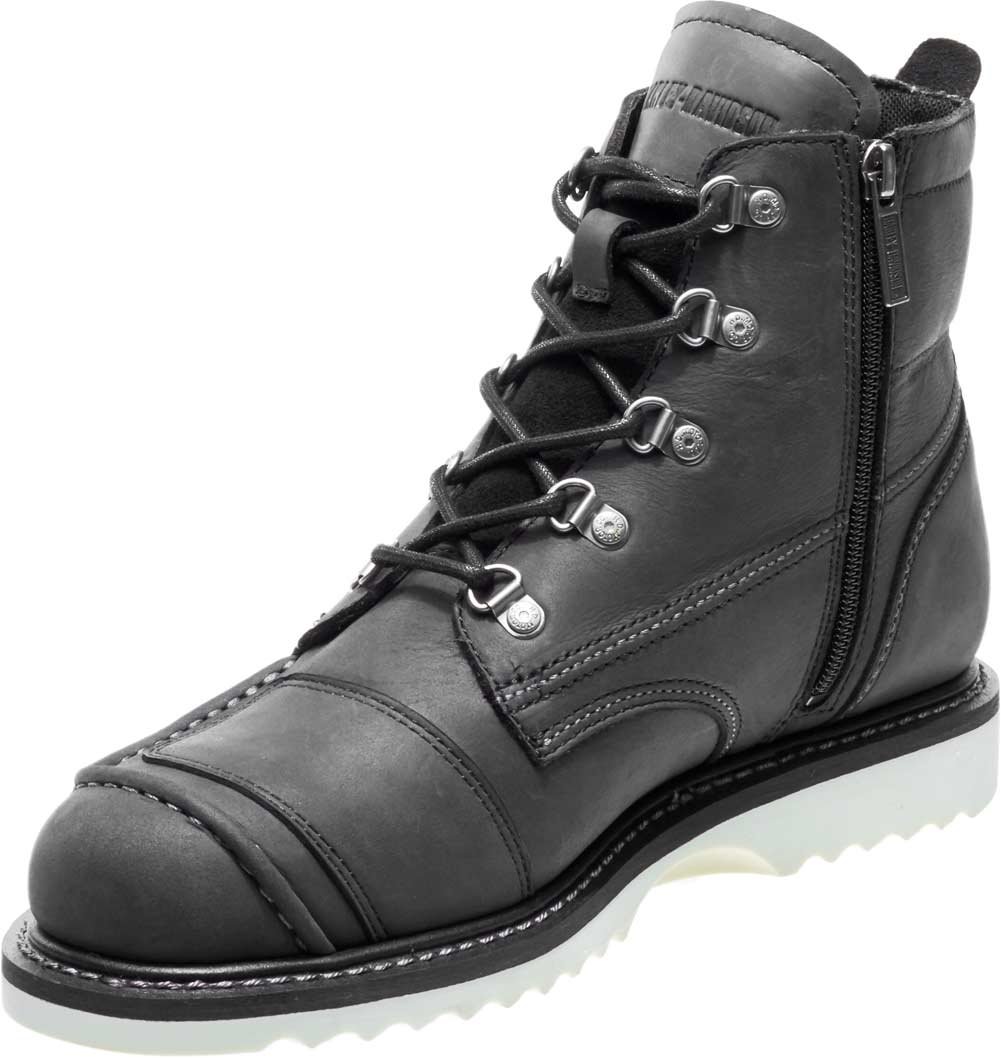 Harley-Davidson Men's Hagerman 5-Inch Brown Leather Motorcycle Boots - Durable Riding Footwear for Cruiser Bikers & Long-Distance Touring