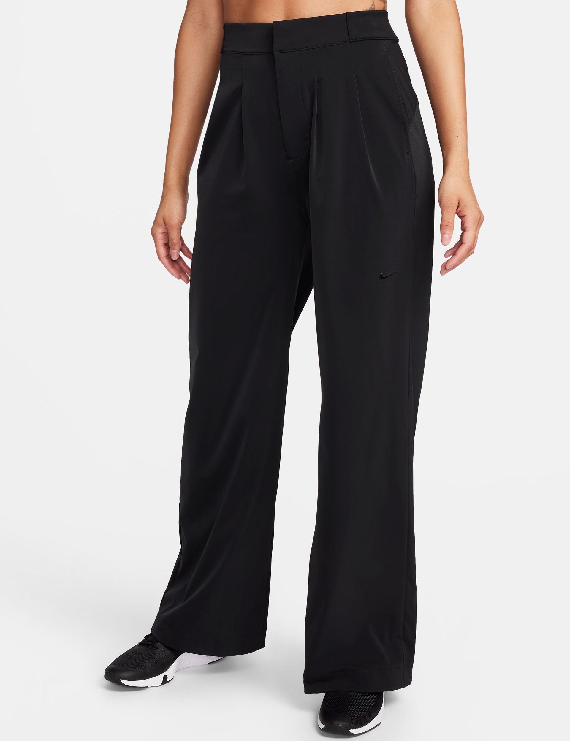 Bliss Dri-FIT Performance Trousers for Men & Women - Moisture-Wicking, Quick-Dry Workout Pants - Black/Clear - Ideal for Running, Gym, Yoga & Outdoor Activities