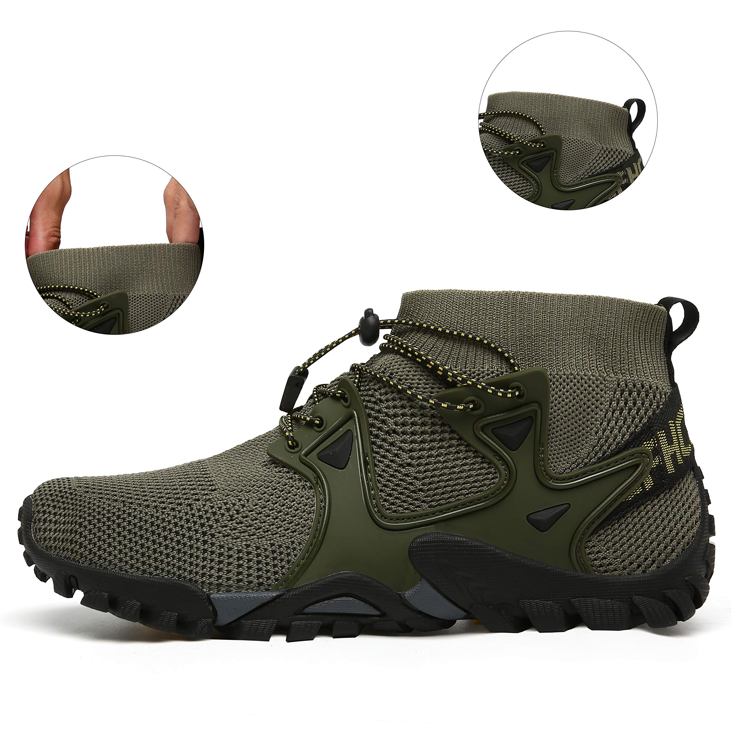 **Best Hiking Shoes for Men & Women - Outdoor Athletic Trail Running Trekking Climbing Shoes - Non-Slip Lightweight Barefoot Sneakers for Walking, Jogging & Travel - Perfect for Fitness & Adventure**