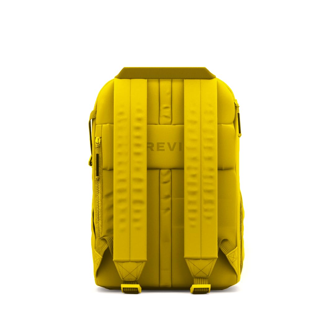 BREVITE The Jumper - 18L Compact Camera Backpack for Photographers | Waterproof DSLR & Laptop Backpack | Travel-Friendly Photography Bag for Hiking, Commuting & Air Travel (Lemon Yellow)