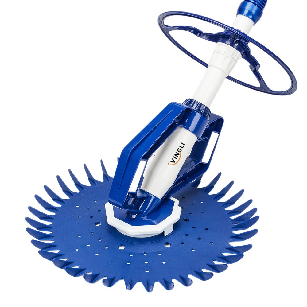 VINGLI Automatic Pool Cleaner for In-Ground Pools | Suction-Side Vacuum with Wall Climbing Technology | Perfect for Daily Pool Maintenance & Debris Removal