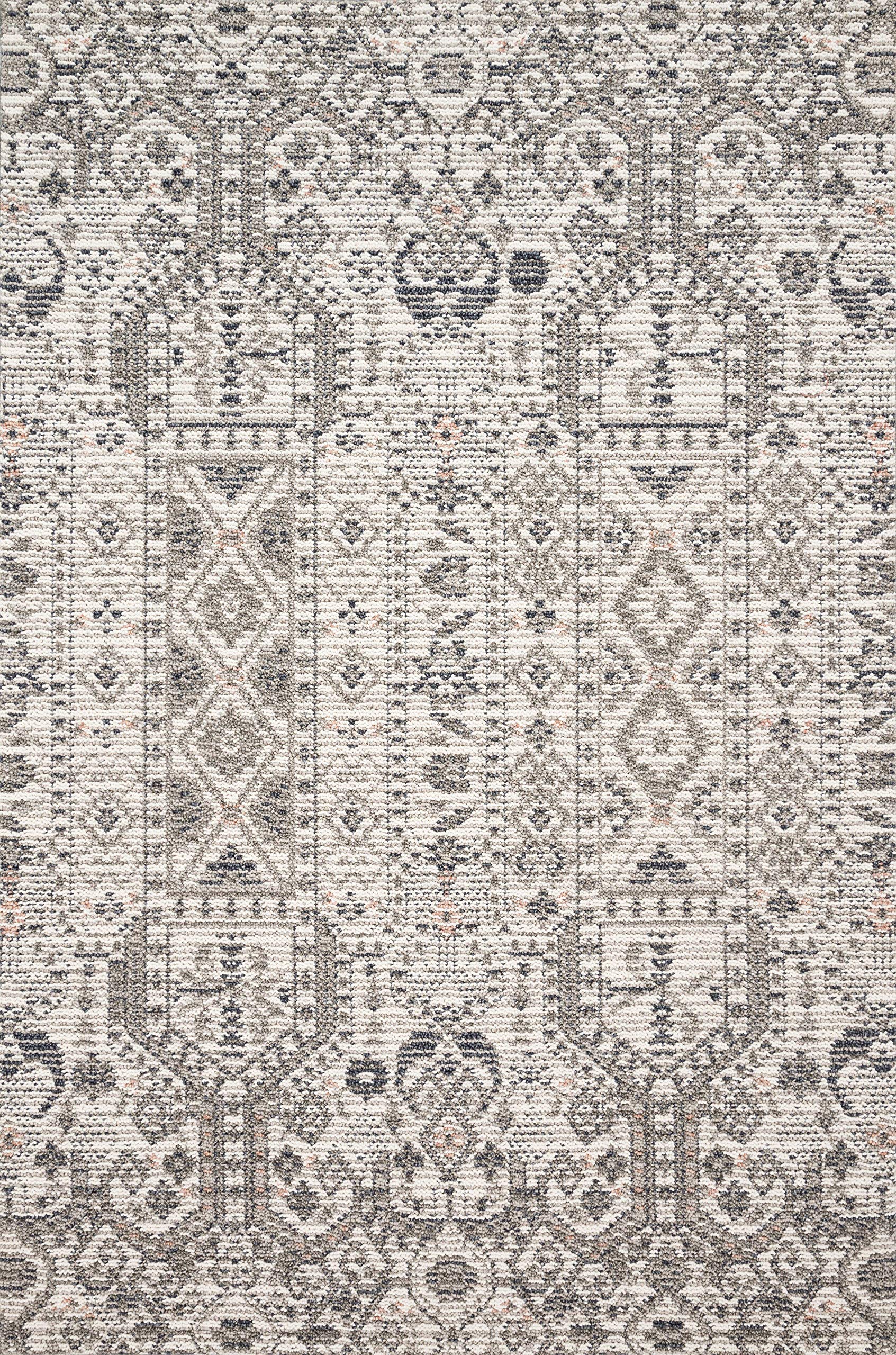 Loloi Cole Area Rug - Soft & Durable White Multi Design for Living Room, Bedroom & Office | Perfect for Home Decor & Interior Styling