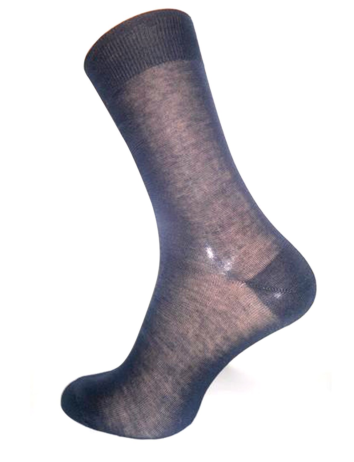 Daniel Jacob Men's 6 Pairs Cotton Socks - 100% Breathable Soft Crew Socks for Everyday Wear, Work & Sports