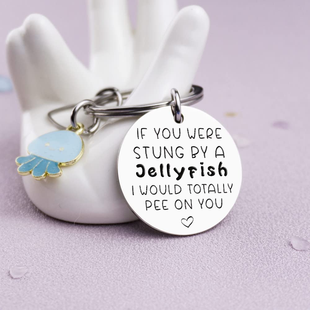 Best Friend Keychain - Funny Friendship Gifts for Teen Girls, Boys, Women & Men - Perfect for Birthdays, Anniversaries & Everyday Carry