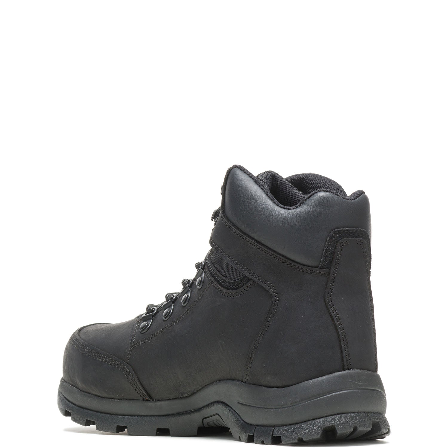 Grayson Men's Waterproof Steel Toe Mid Work Boots - Black - Heavy Duty Safety Shoes for Construction, Warehouse & Outdoor Work
