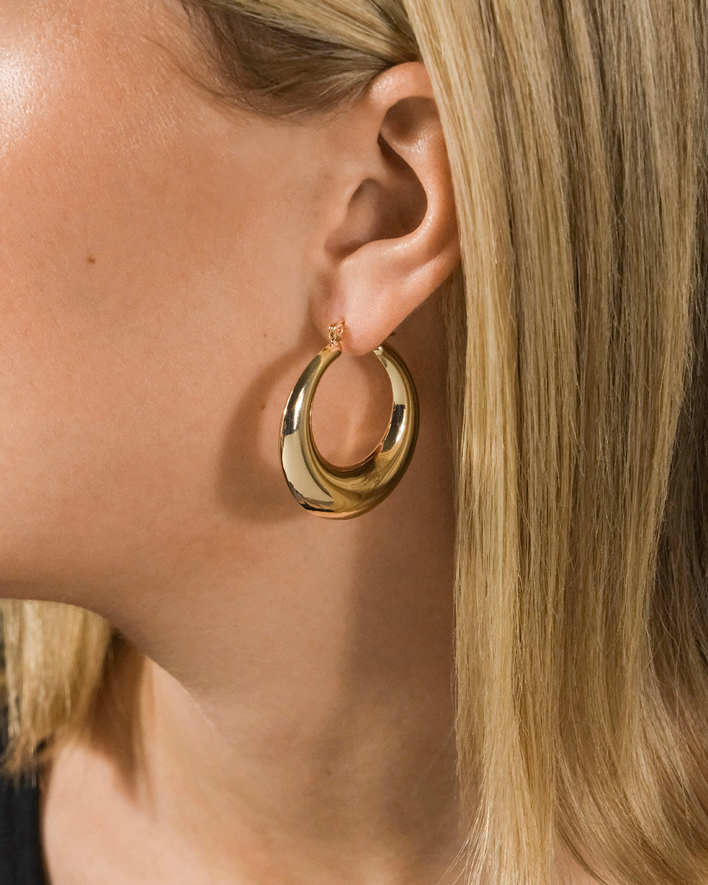 Quinn Tube Hoop Earrings - Sterling Silver Minimalist Dangle Earrings for Women | Perfect for Everyday Wear, Office & Date Night