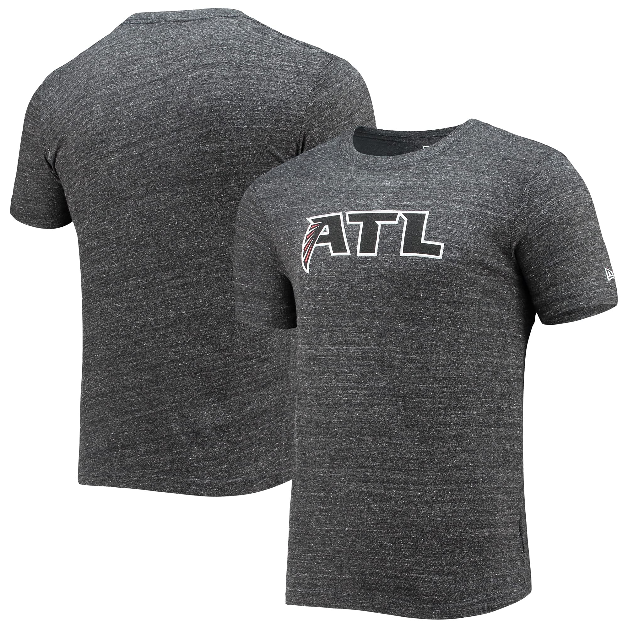 New Era Men's Heathered NFL Alternative Logo Tri-Blend T-Shirt - Comfortable Casual Wear for Football Fans, Game Day Outfits & Sports Enthusiasts