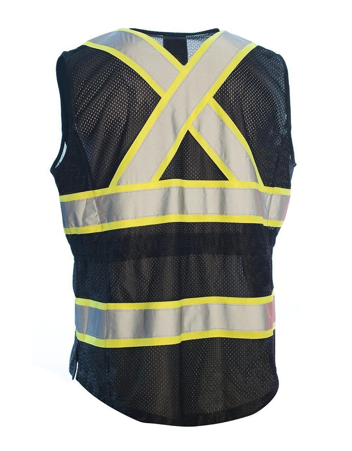 FORCEFIELD Women's High Visibility Safety Vest Reflective 022 TV66 - Perfect for Construction, Road Work & Outdoor Safety