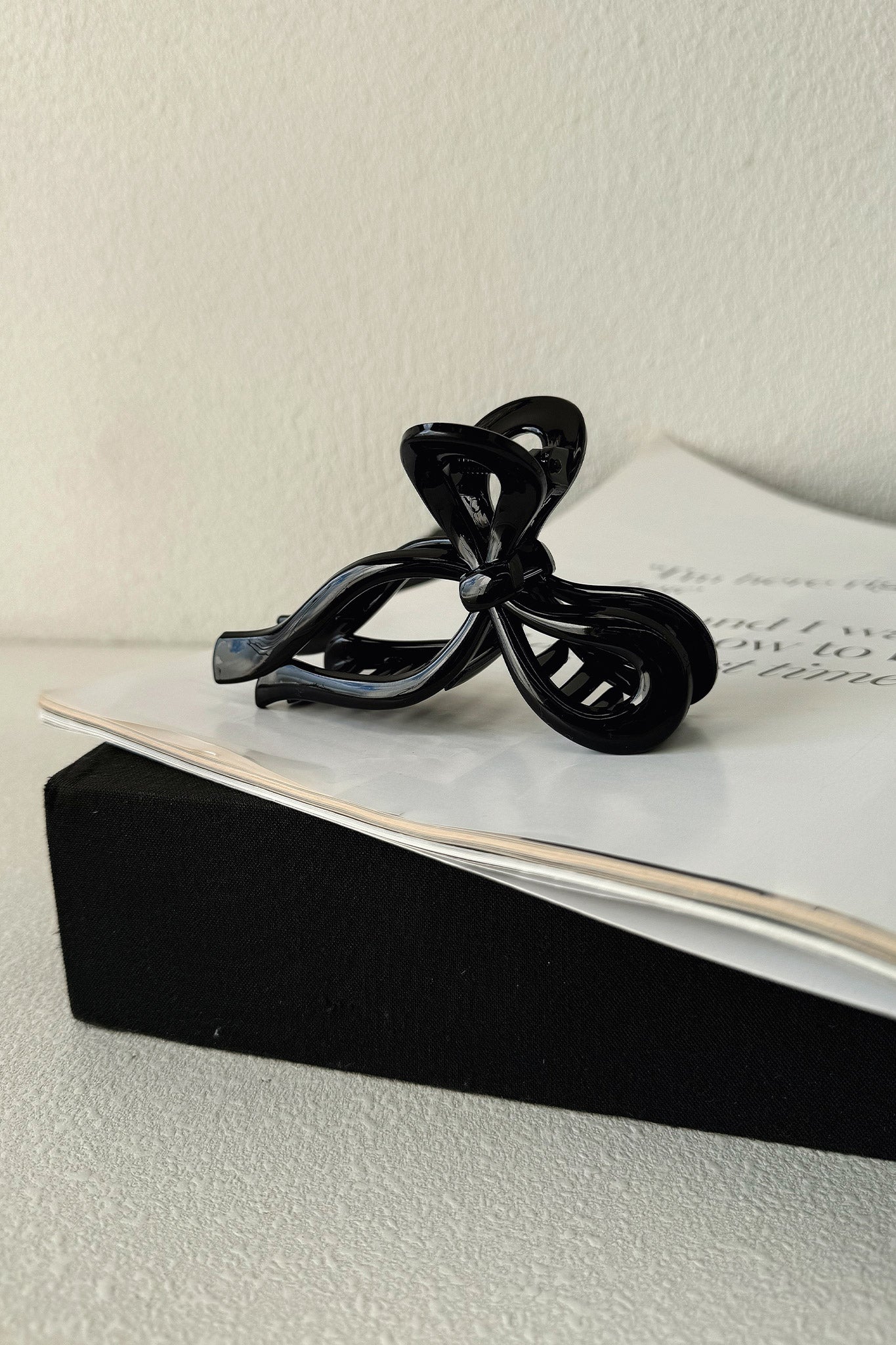 Blaire Claw Hair Clip - Black | Strong Hold Hair Claw for Women | Perfect for Ponytails, Buns & Updos | Hair Accessories for Everyday, Work & Special Occasions