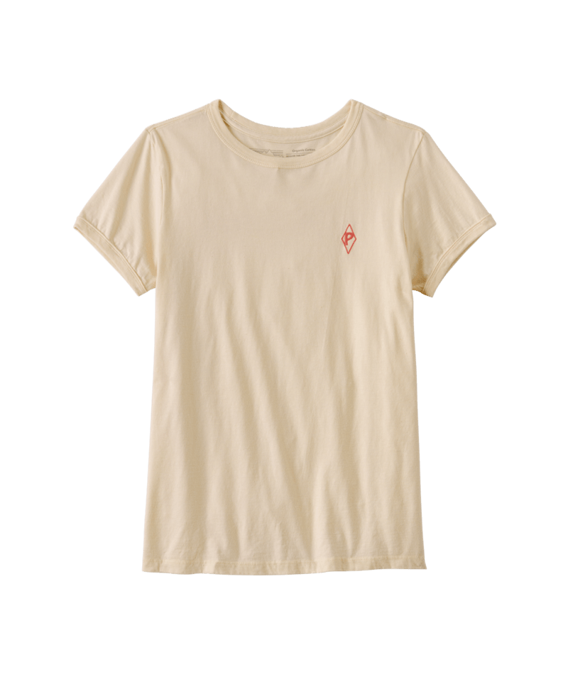 Patagonia Women's Organic Cotton Ringer T-Shirt - Eco-Friendly Casual Tee for Outdoor Adventures & Everyday Wear