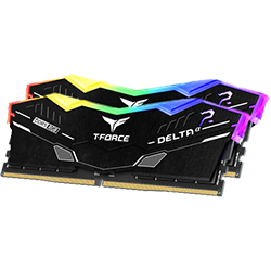 32GB DDR5 6400MHz T-Force Delta RGB Gaming RAM (2x16GB) - High-Speed Desktop Memory for PC Builds, Streaming & Content Creation