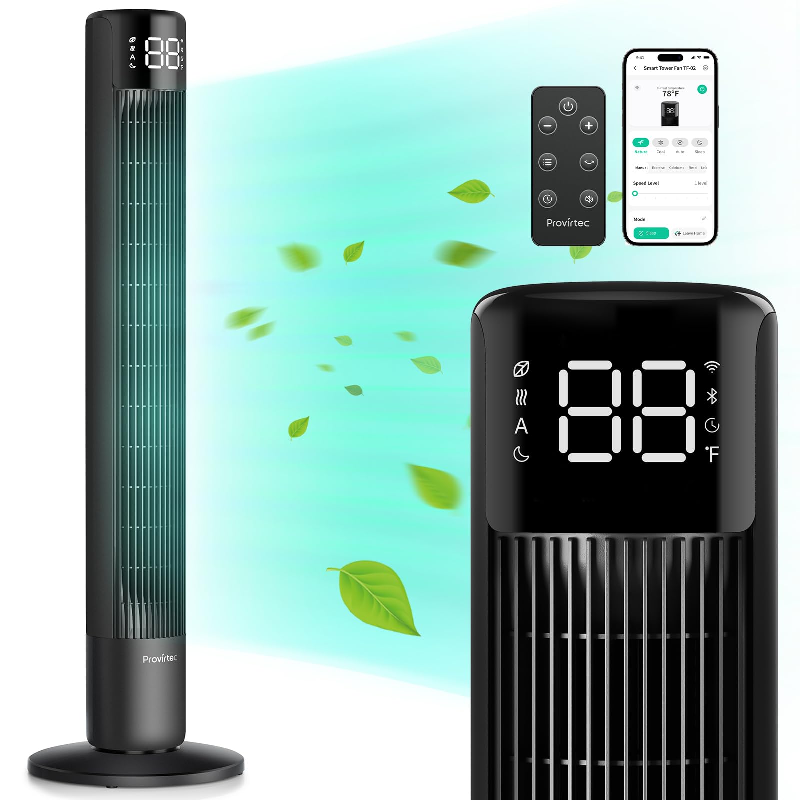 WindMaster Smart Tower Fan Pro - 42