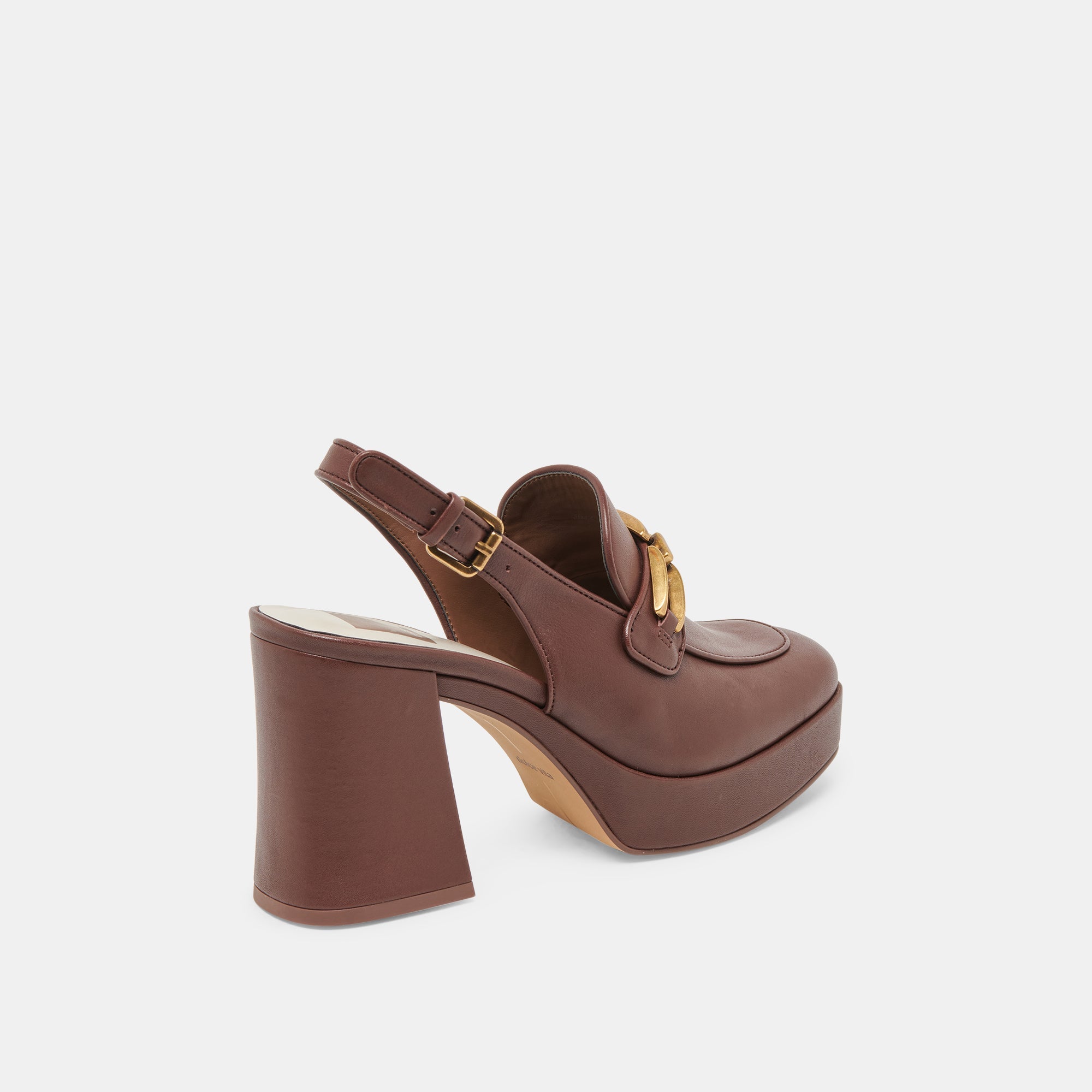 SIRUS Women's High Heels - Chocolate Brown Genuine Leather Pumps for Work, Party & Evening Wear | Comfortable & Stylish Dress Shoes