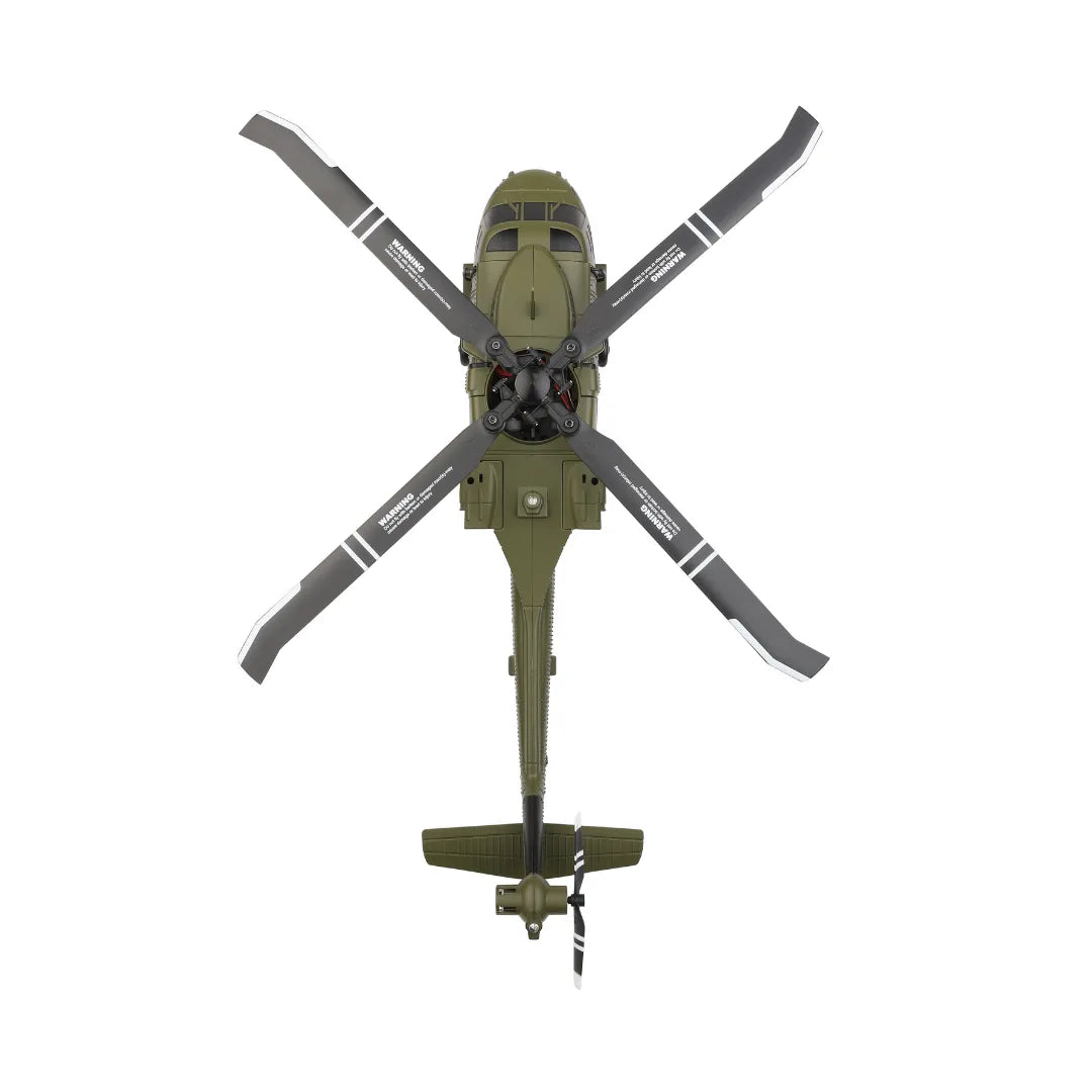 WLTOYS XK K170 RC Helicopter - BlackHawk UH-60L 260mm 2.4G 4CH with 1106 Brushless Motor - Indoor/Outdoor Flying Drone for Adults & Kids, Perfect for Hobbyists, Beginners and RC Enthusiasts