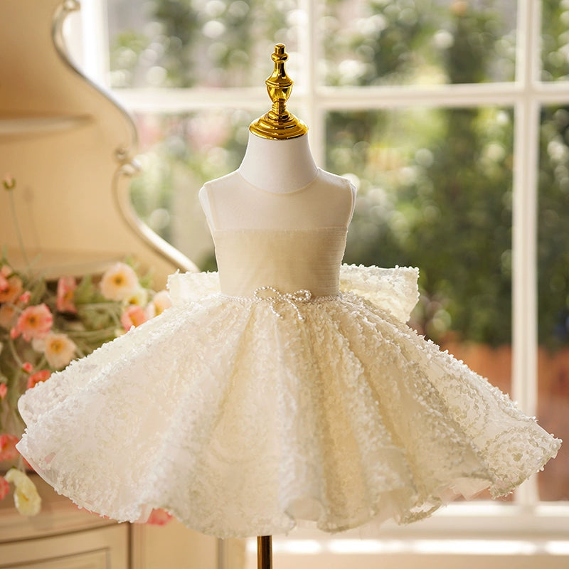 Adorable Baby Christening Dresses & Toddler Sleeveless Prom Gowns - Perfect for Baptism, First Communion & Special Occasions