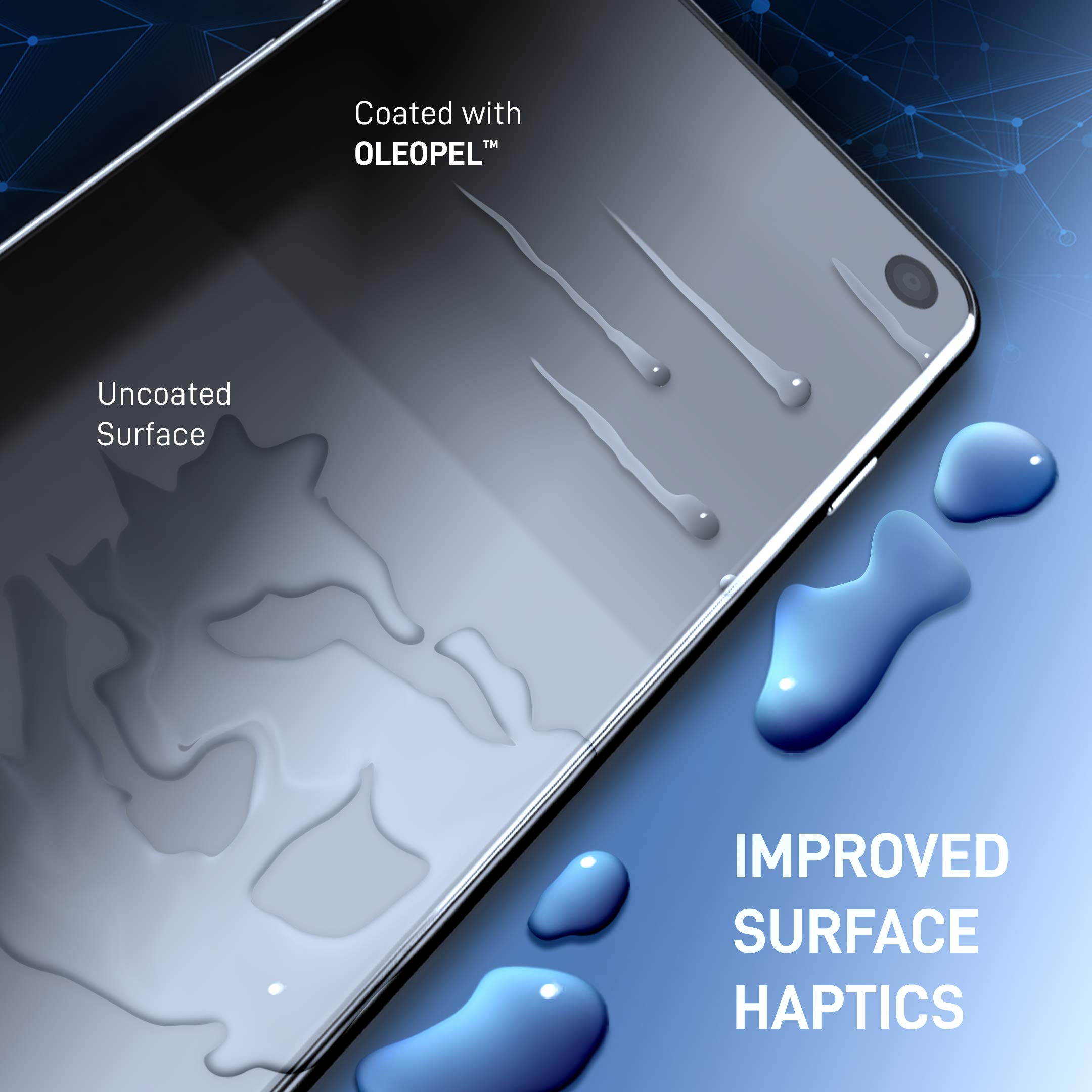 OLEOPEL Oleophobic Coating Kit 4ml - Anti-Fingerprint Liquid for Smartphones, Tablets, Smart Watches, Glasses & Camera Lenses | Touch Screen Protection | Easy Wipe-On Application for Clear View & Smudge-Free Experience