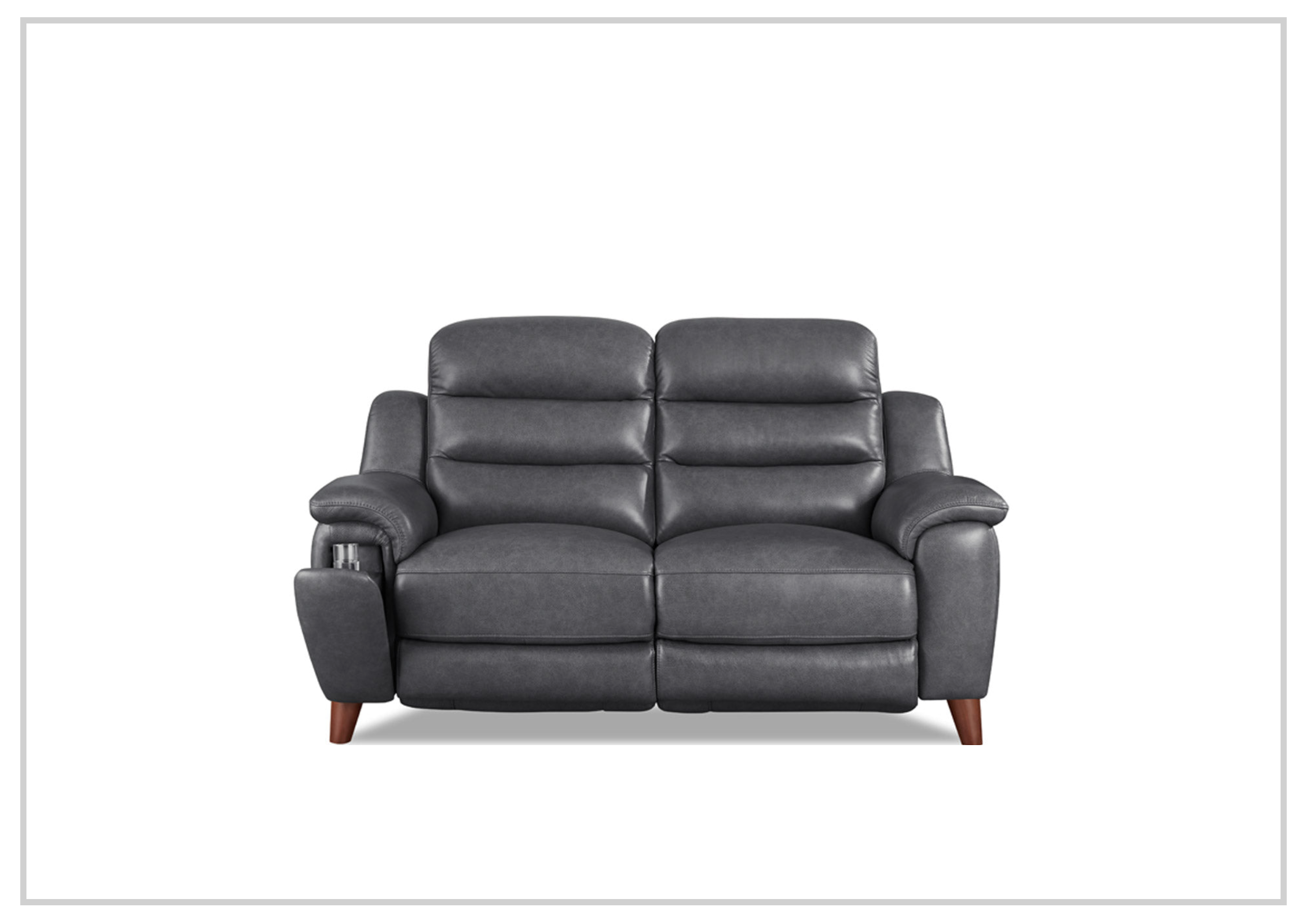 Hydeline Dream Top Grain Leather Power Reclining Sofa with Zero Gravity & Adjustable Headrest - Perfect for Living Room, Home Theater, and Relaxation