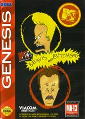 Beavis and Butthead Sega Genesis Game - Complete in Box (CIB) - Classic 90s Retro Gaming for Collectors & Fans - Perfect for Nostalgic Gaming Nights