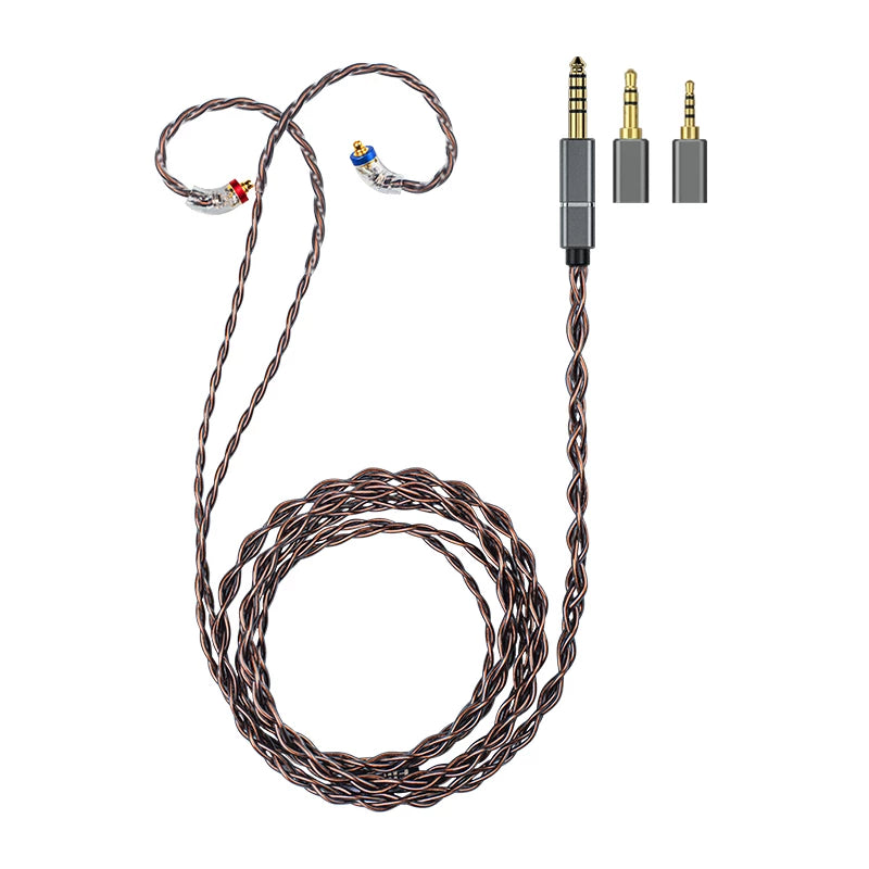 FiiO LF RB High-Quality Audio Cable - Premium 3.5mm to 3.5mm Interconnect Cable for Headphones, Amplifiers & DACs - Perfect for Home Audio, Studio Recording & Portable Music Players