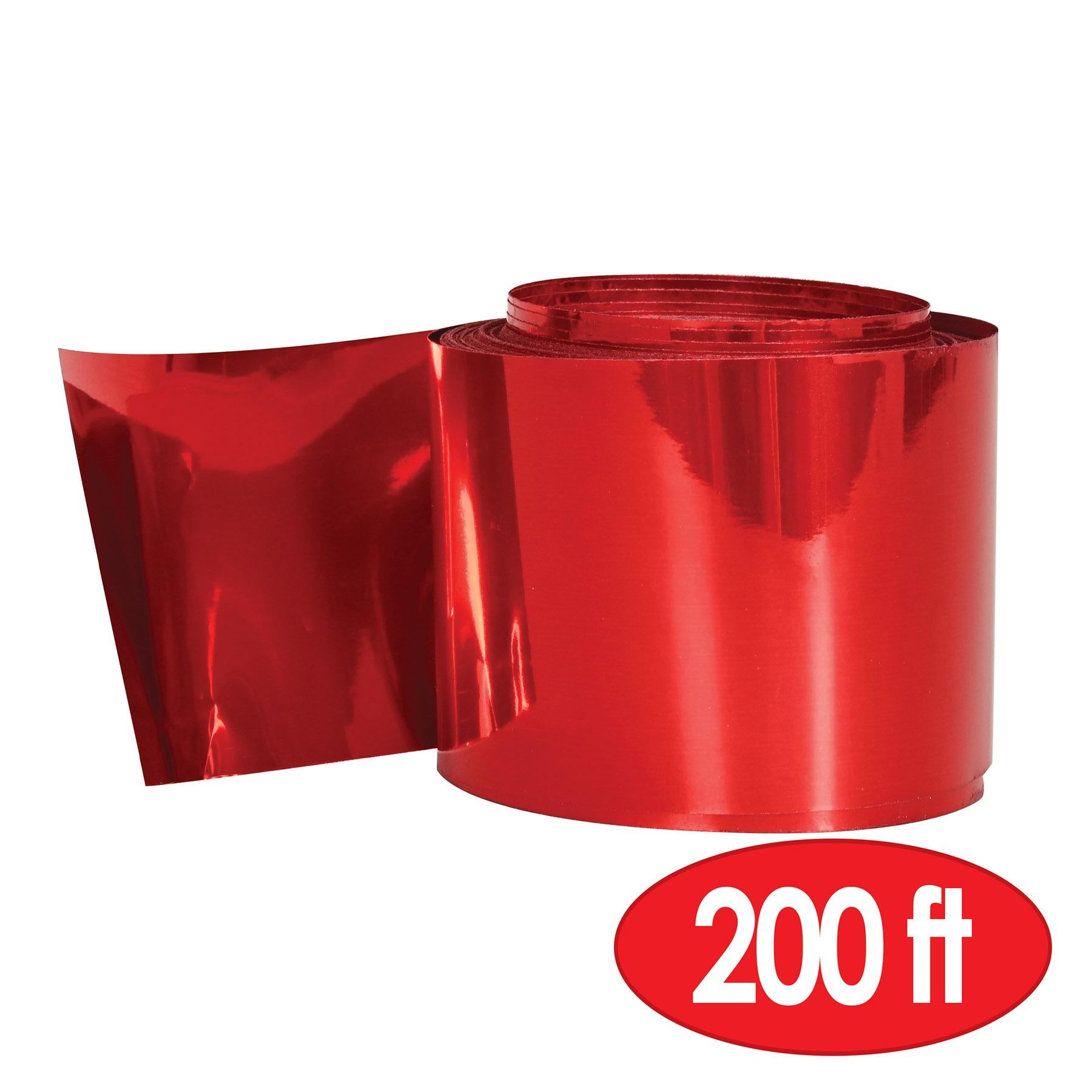 12 Pack Beistle Gleam 'N Party Streamer - Metallic Red Party Decorations for Birthday, Wedding & Holiday Celebrations