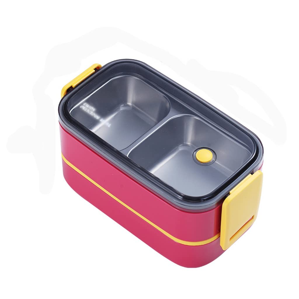 EKDSPW Stainless Steel Bento Box - Cute Japanese Style Lunch Box for Kids & Adults, Portable Food Storage Container for Fruits, Snacks & Meal Prep - Ideal for School, Office & Picnics (Color: A, Size: As Picture)