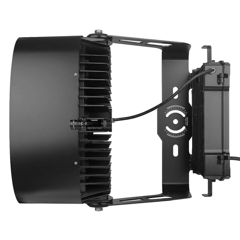 Konlite VEGA Premium 600W LED Stadium Light - 95,000 Lumens, 5700K Daylight White, 200-480V, Equivalent to 1500W Metal Halide - 10 Year Warranty - Perfect for Outdoor Sports Fields, Arenas, Parking Lots & Large Area Lighting