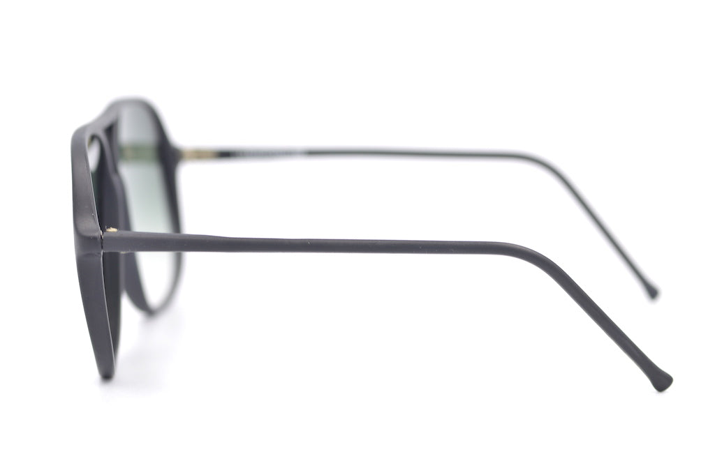 Piave Matte Black Aviator Sunglasses - Polarized UV Protection Pilot Shades for Men & Women - Perfect for Driving, Travel, and Outdoor Adventures