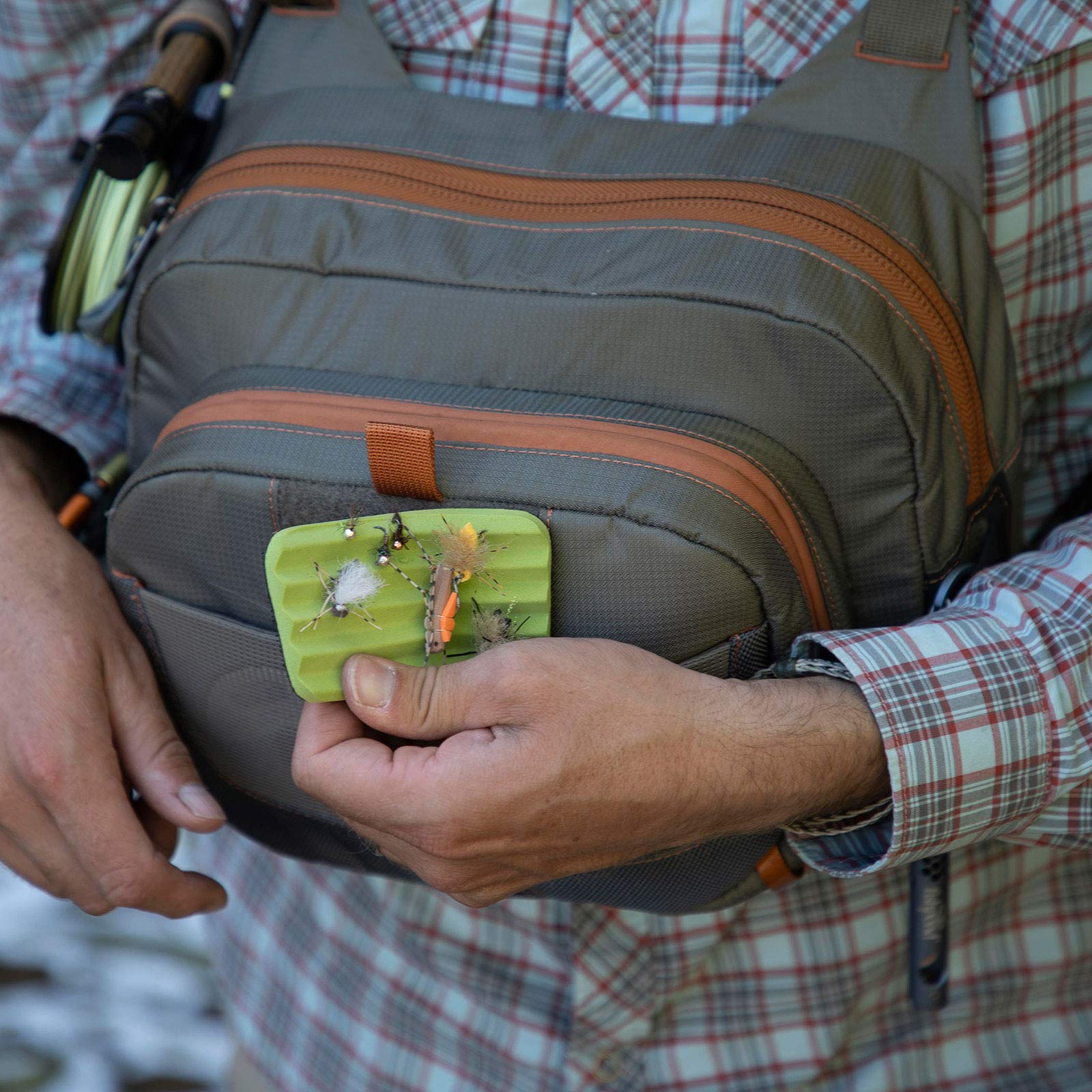 Fishpond Cross-Current Fly Fishing Chest Pack - Waterproof Fly Fishing Vest with Multiple Pockets for Gear Storage - Perfect for Trout, Bass, and Salmon Fishing in Rivers and Streams